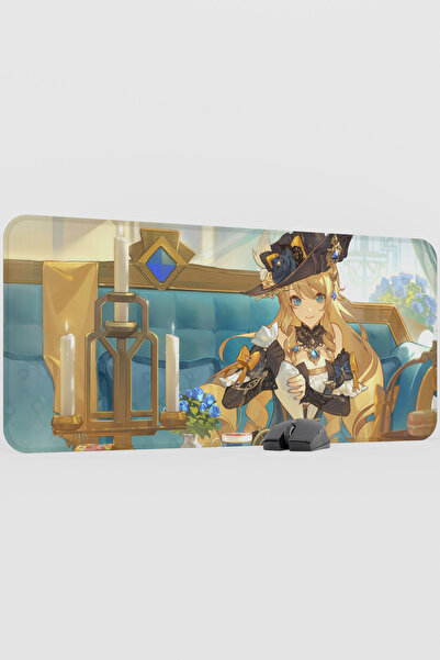 mousepad bastir Navia Genshin Impact Anime Gacha V2 - 90X40 XXL Gaming Mouse ...