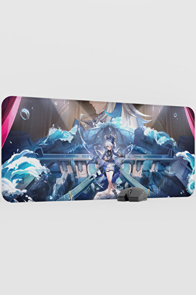 mousepad bastir Furina Genshin Impact Anime Gacha V1 - 90X40 XXL Gaming Mouse...
