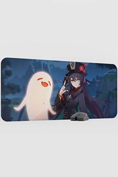 mousepad bastir Hu Tao Genshin Impact Anime Gacha V1 - 90X40 XXL Gaming Mouse...