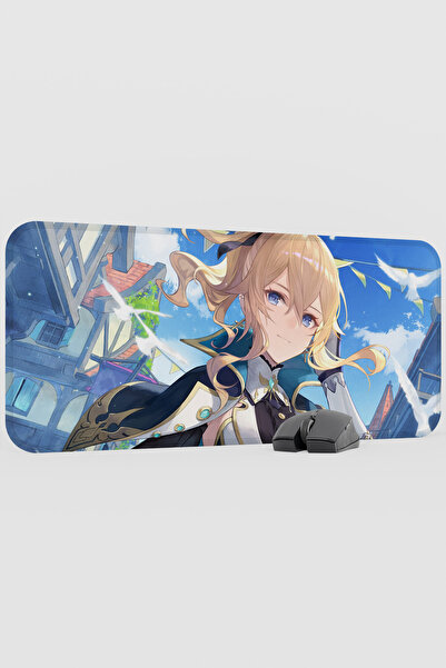mousepad bastir Jean Genshin Impact Anime Gacha V1 - 70X30 XL Gaming Mouse Pa...