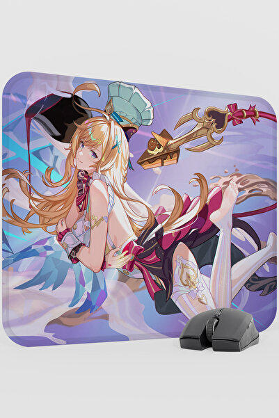 mousepad bastir Escoffier Genshin Impact Anime Gacha V1 - 48X40 XL Gaming Mou...