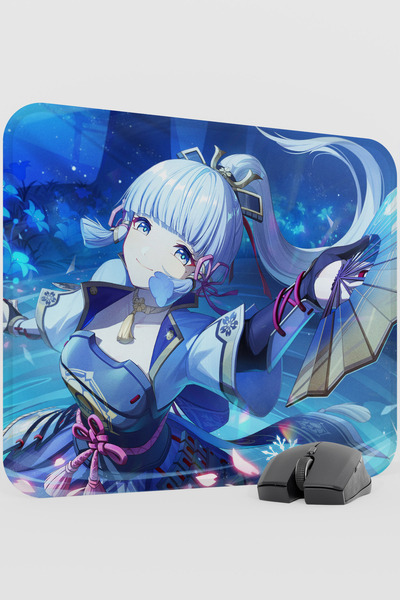 mousepad bastir Ayaka Genshin Impact Anime Gacha V3 - 48X40 XL Gaming Mouse P...