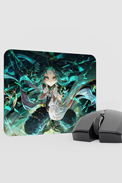 mousepad bastir Xiao Genshin Impact Anime Gacha V2 - 22X18 Gaming Mouse Pad M...