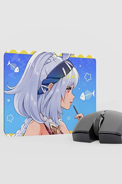 mousepad bastir Mualani Genshin Impact Anime Gacha V3 - 22X18 Gaming Mouse Pa...