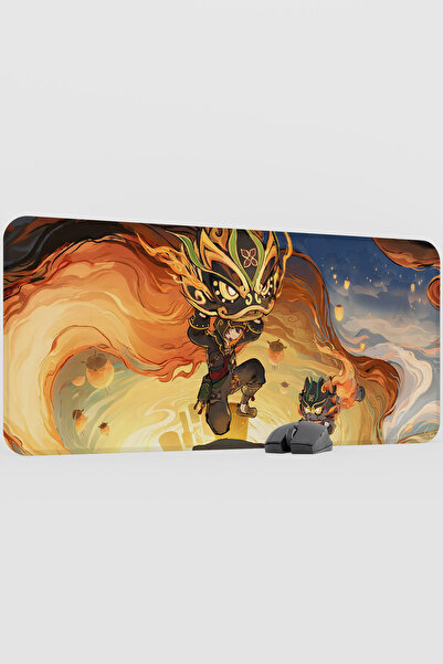 mousepad bastir Gaming Genshin Impact Anime Gacha V5 - 90X40 XXL Gaming Mouse...