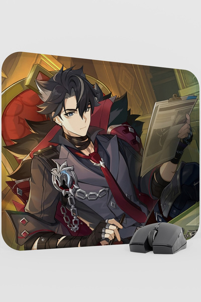 mousepad bastir Wriothesley Genshin Impact Anime Gacha V3 - 48X40 XL Gaming M...