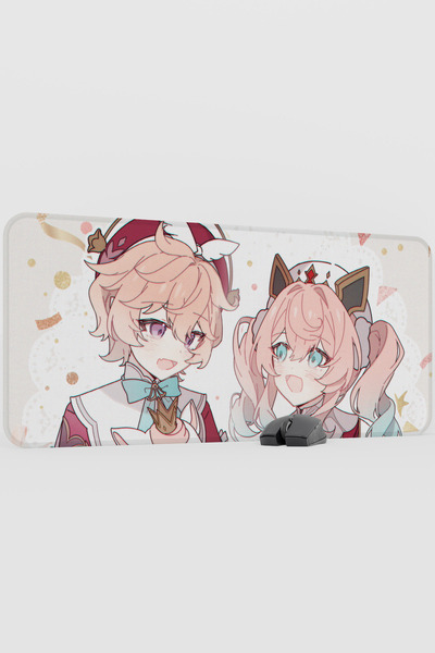 mousepad bastir Dahlia Genshin Impact Anime Gacha V1 - 90X40 XXL Gaming Mouse...