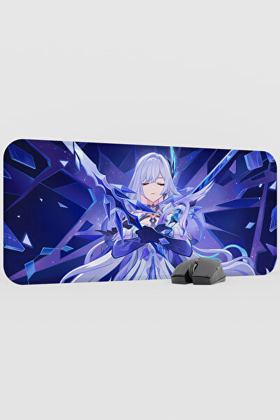 mousepad bastir Skirk Genshin Impact Anime Gacha V1 - 70X30 XL Gaming Mouse P...