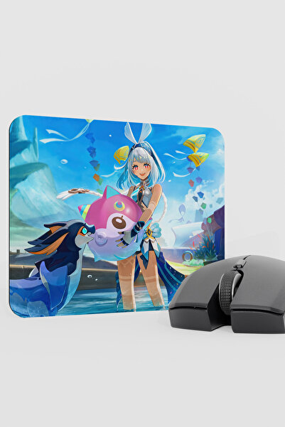 mousepad bastir Mualani Genshin Impact Anime Gacha V5 - 22X18 Gaming Mouse Pa...