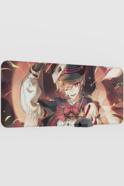 mousepad bastir Lyney Genshin Impact Anime Gacha V3 - 90X40 XXL Gaming Mouse ...