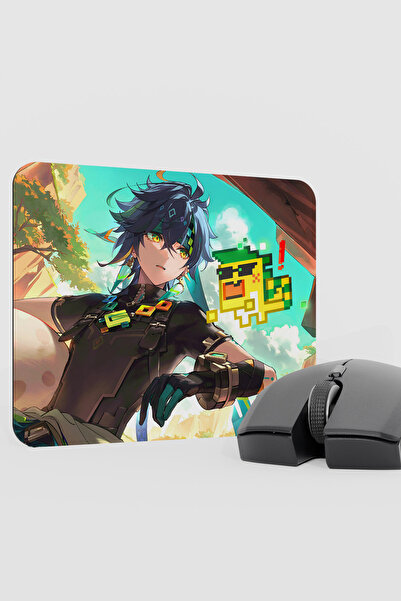 mousepad bastir Kinich Genshin Impact Anime Gacha V2 - 22X18 Gaming Mouse Pad...