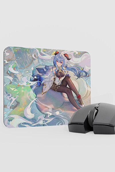 mousepad bastir Ganyu Genshin Impact Anime Gacha V5 - 22X18 Gaming Mouse Pad ...