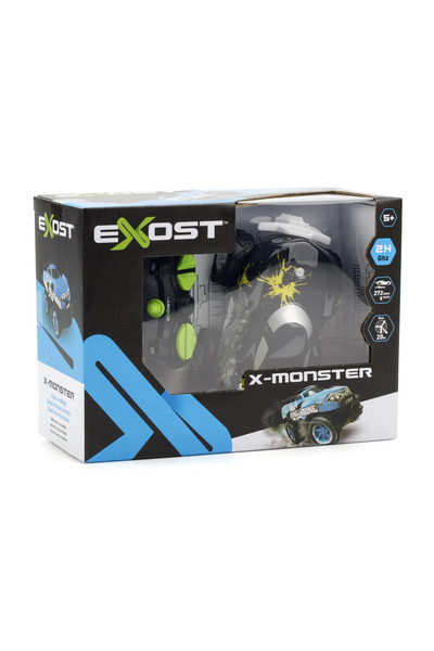 As SILVERIT EXOST REMOTE CONTROL CAR X MONSTER BLACK