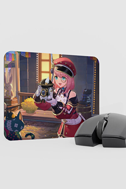 mousepad bastir لوحة ماوس للألعاب من شارلوت جينشين إمباكت أنيمي غاشا V2 - 22×18