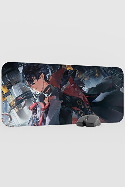 mousepad bastir Wriothesley Genshin Impact Anime Gacha V5 - 70X30 XL Gaming M...