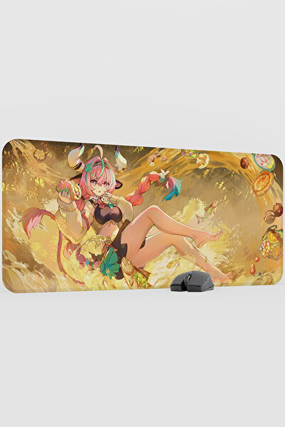 mousepad bastir Varesa Genshin Impact Anime Gacha V5 - 90X40 XXL Gaming Mouse...