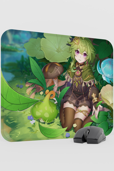 mousepad bastir Collei Genshin Impact Anime Gacha V3 - 48X40 XL لوحة ماوس للأ...