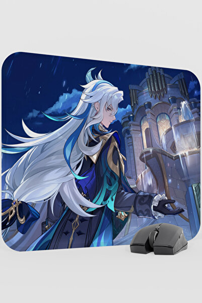 mousepad bastir Neuvillette Genshin Impact Anime Gacha V1 - 48X40 XL Gaming M...