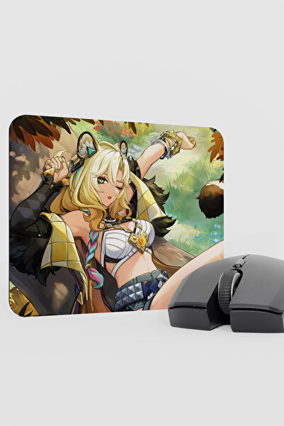 mousepad bastir Xilonen Genshin Impact Anime Gacha V1 - 22X18 Gaming Mouse Pa...