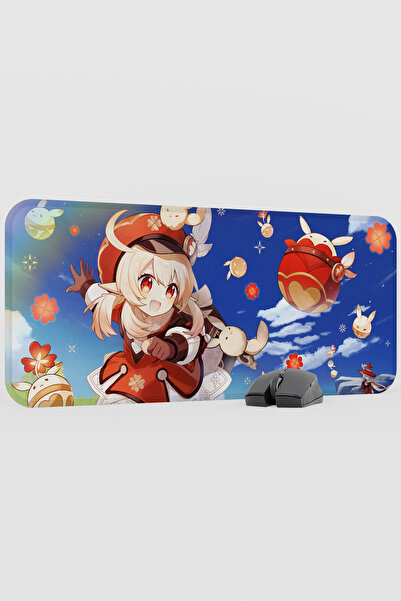 mousepad bastir Klee Genshin Impact Anime Gacha V1 - 70X30 XL Gaming Mouse Pa...