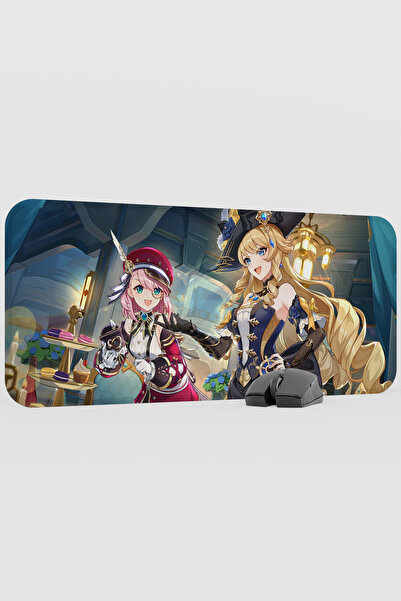 mousepad bastir لوحة ماوس للألعاب من شارلوت جينشين إمباكت أنيمي غاشا V3 - 70×...