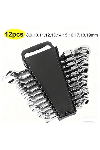 Choice1 12pcs Ratchet Wrench Set Tools for Men Tool Full Professional Novelty...