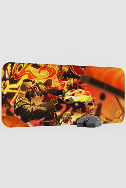 mousepad bastir Gaming Genshin Impact Anime Gacha V3 - 70X30 XL Gaming Mouse ...