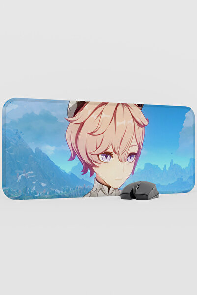 mousepad bastir Dahlia Genshin Impact Anime Gacha V4 - 70X30 XL Gaming Mouse ...
