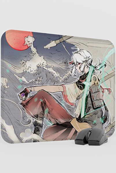 mousepad bastir Kazuha Genshin Impact Anime Gacha V5 - 48X40 XL Gaming Mouse ...