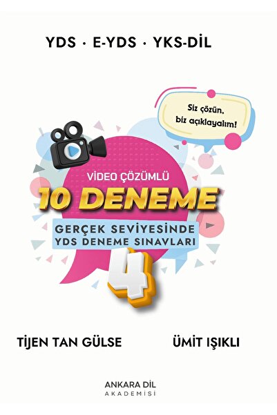 Ankara Dil Akademisi Video Çözümlü 10 YDS Deneme Sınavı-4