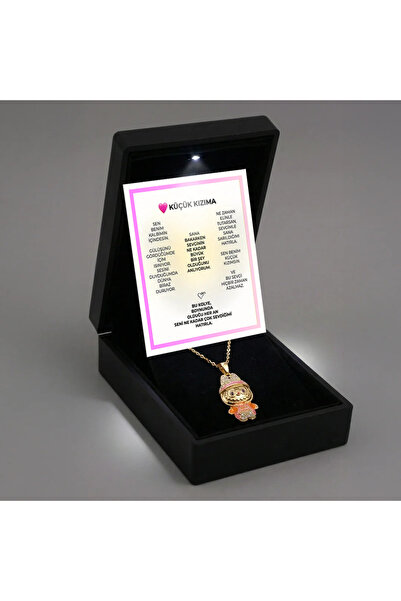 Myla "Küçük Kızıma" Özel Seri Labubu Kolye Anlamlı Not ve Kutulu