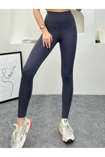 TuZeGiyim High Waist Diving Fabric Recovery Feature. Women's Leggings That Don'T Show Inside