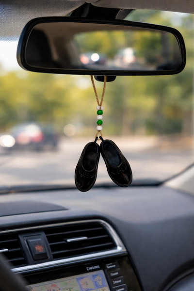 seymenbıçakçılık Karadeniz Lastiği Araba Süsü | El Yapımı Oto Dikiz Aynası Ak...