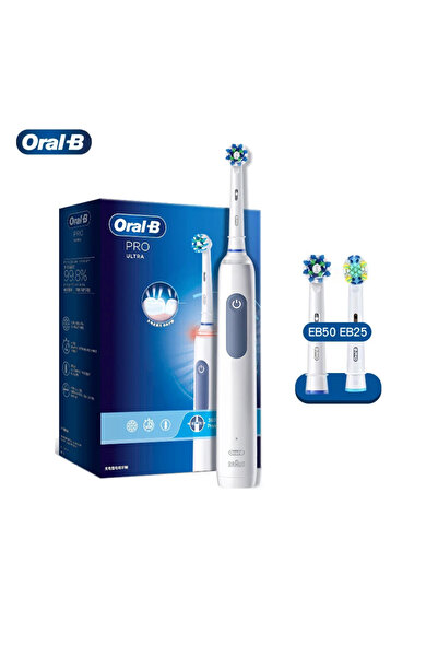 Choice3 white Oral B Pro 4 Ultra Electric Toothbrush 3D Rotation Rechargeable...
