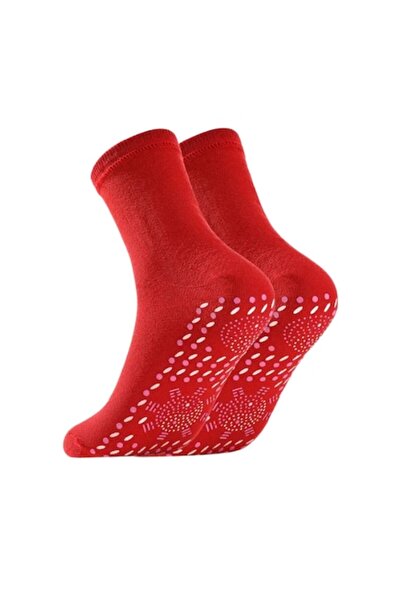 CRM Set de 2 șosete încălzitoare, CRM, mărime universală, roșii