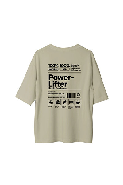 CANDLEMASTORE Power Lifter - Oversized T-Shirt