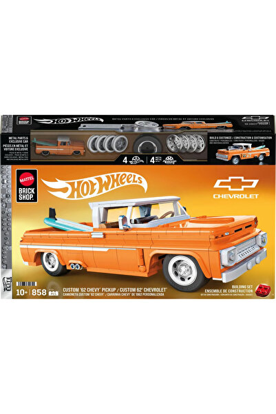mattel HOT WHEELS ELITE SERIES 1962 CHEVROLET CUSTOM PICKUP BUILDING SET