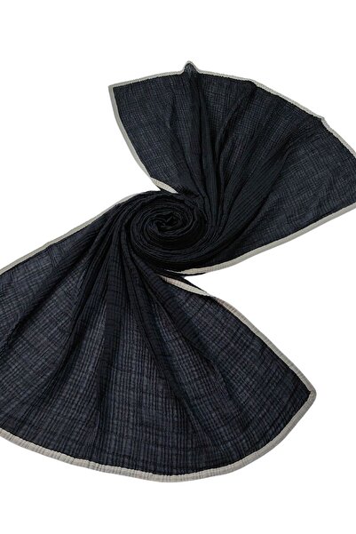 mim eşarp Piped Muslin Solid Color Shawl 90X190Cm