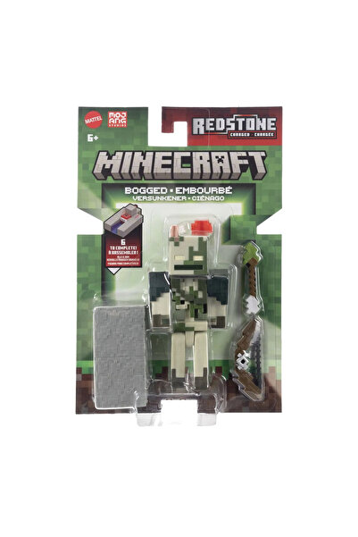 mattel MINECRAFT CRAFT A BLOCK FIGURE BOGGED 8CM