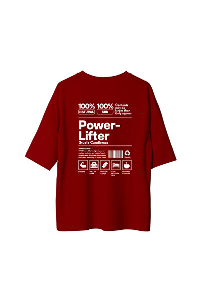 CANDLEMASTORE Power Lifter - Oversized T-Shirt