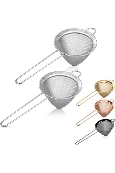 Generic 2 Pack Fine Mesh Stainless Steel