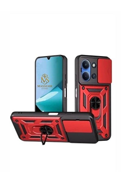 Massemr Xiaomi Redmi 15C 4g Tank Ring Shock-Absorbing Camera Protection Reinf...