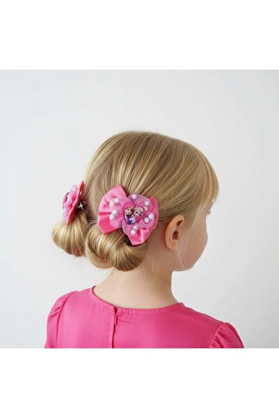 SeaBubbles Σετ αγκράφες για κορίτσια Elsa με πομπόν μέσα και μανταλάκια, 2 τε...