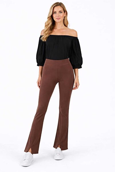 ANATOLIATEKSTILE Women's Slim Fit Leggings, High Waisted Lycra - Straight Cut...