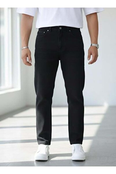 Store Black Men's Boyfriend Jean Pants 98% Cotton Stretch Fabric Denim