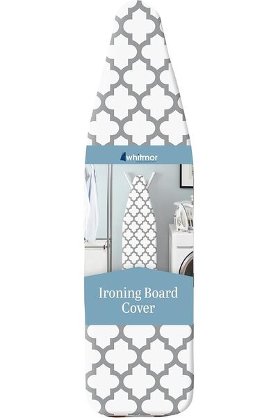 Whitmor Ironing Board Cover and Pad - Medallion Gray