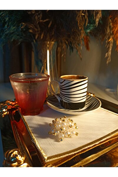 erayceyiz 6 Adet Kahve Sunum Peçetesi