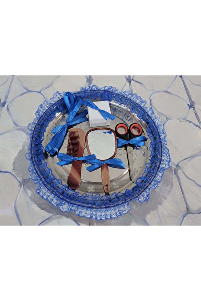 OBSIDION Tavita mot / turta dantela - albastru royal