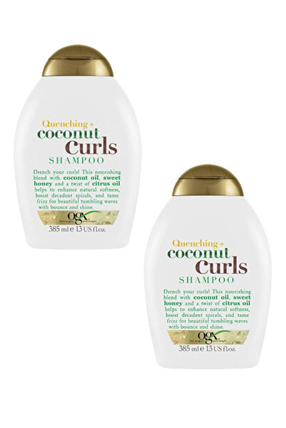 OGXX Two bottles of OGX Coconut Curly Hair Shampoo, 385ml