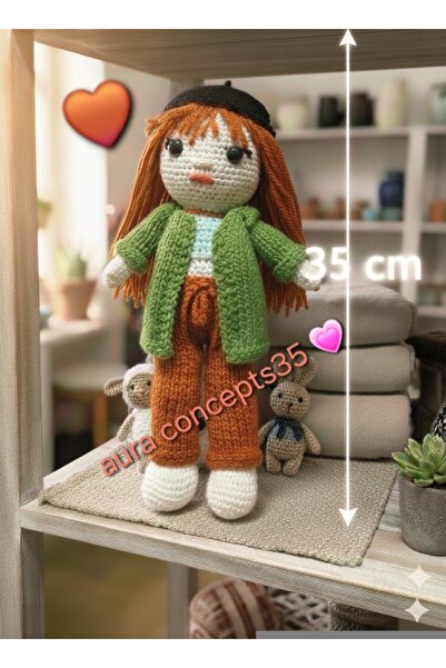 AURA CONCEPTS El Örgüsü Amigurumi Tasarım BERELİ MİLA 🤎 Bebek